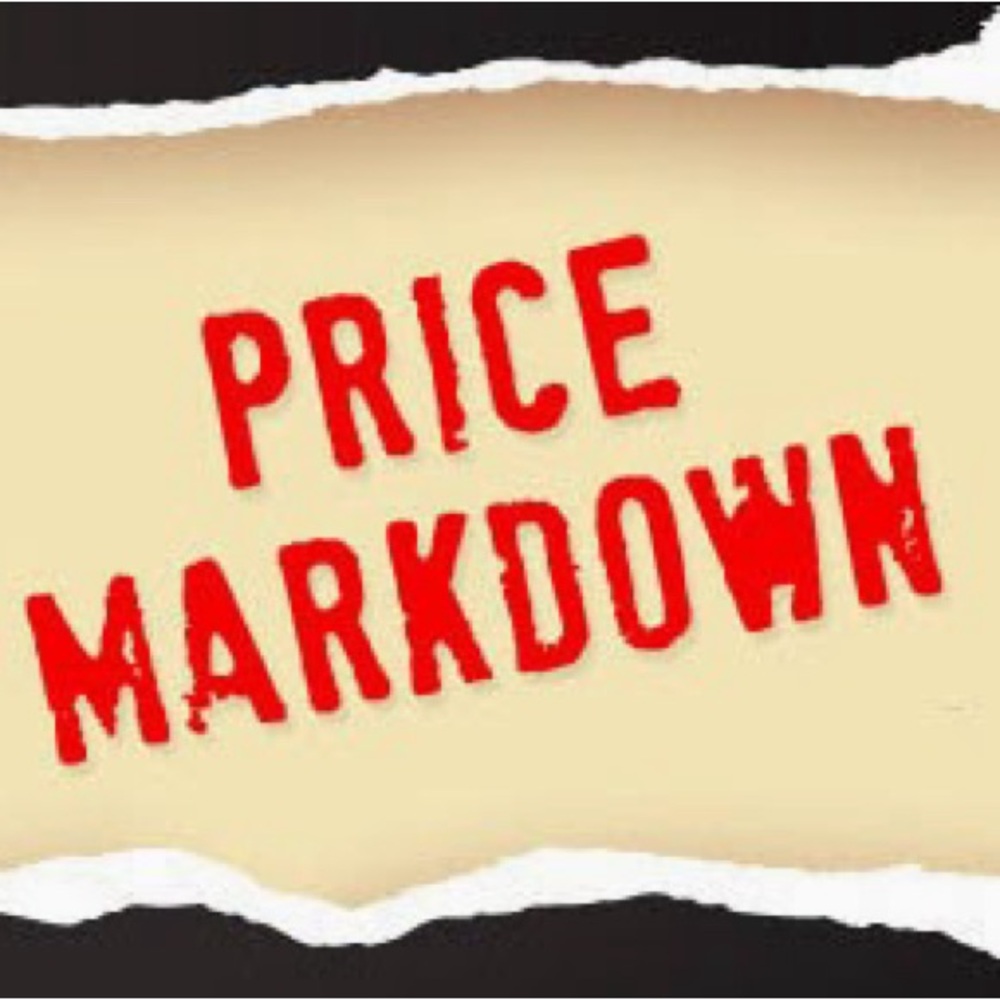 Prices marked down every few weeks.